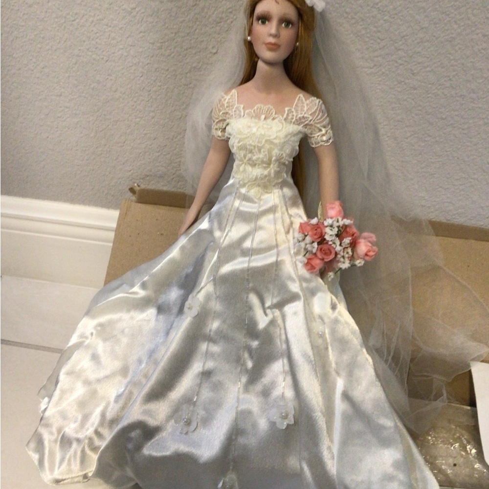 porcelain doll bride